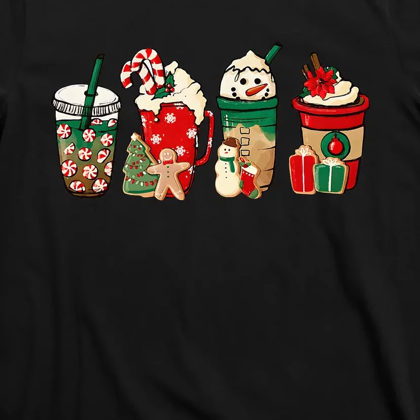 Hilarious Snowman Latte Mug for Christmas Festivities T-Shirt