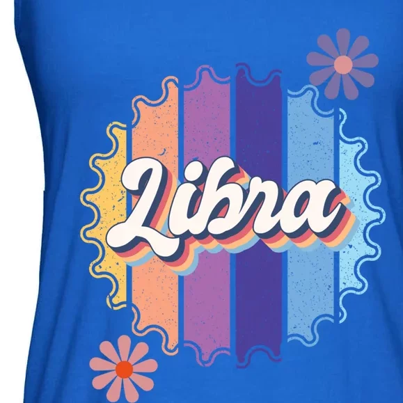 Hippie Sunset Libra Zodiac Gift Ladies Essential Flowy Tank