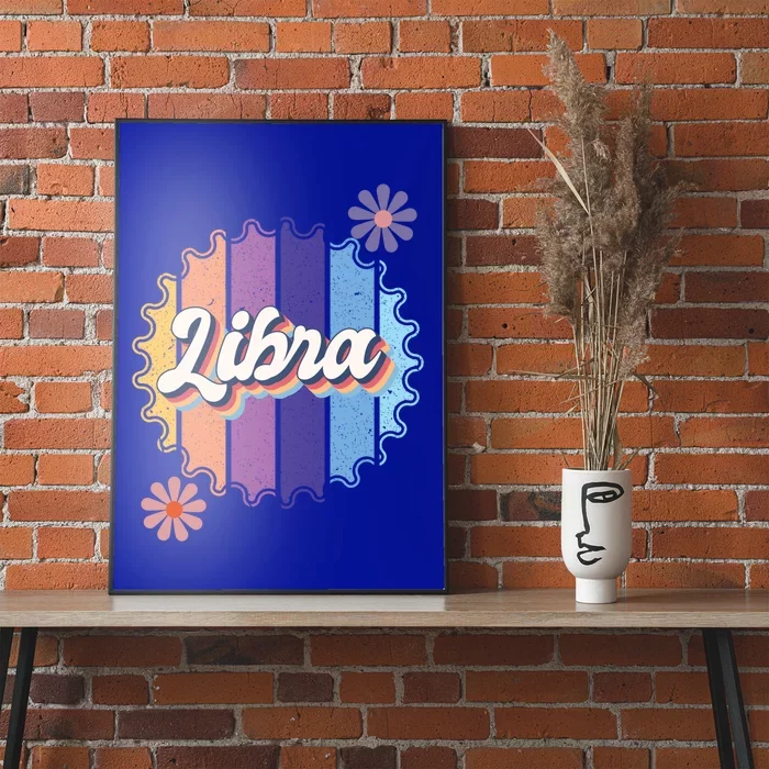 Hippie Sunset Libra Zodiac Gift Poster