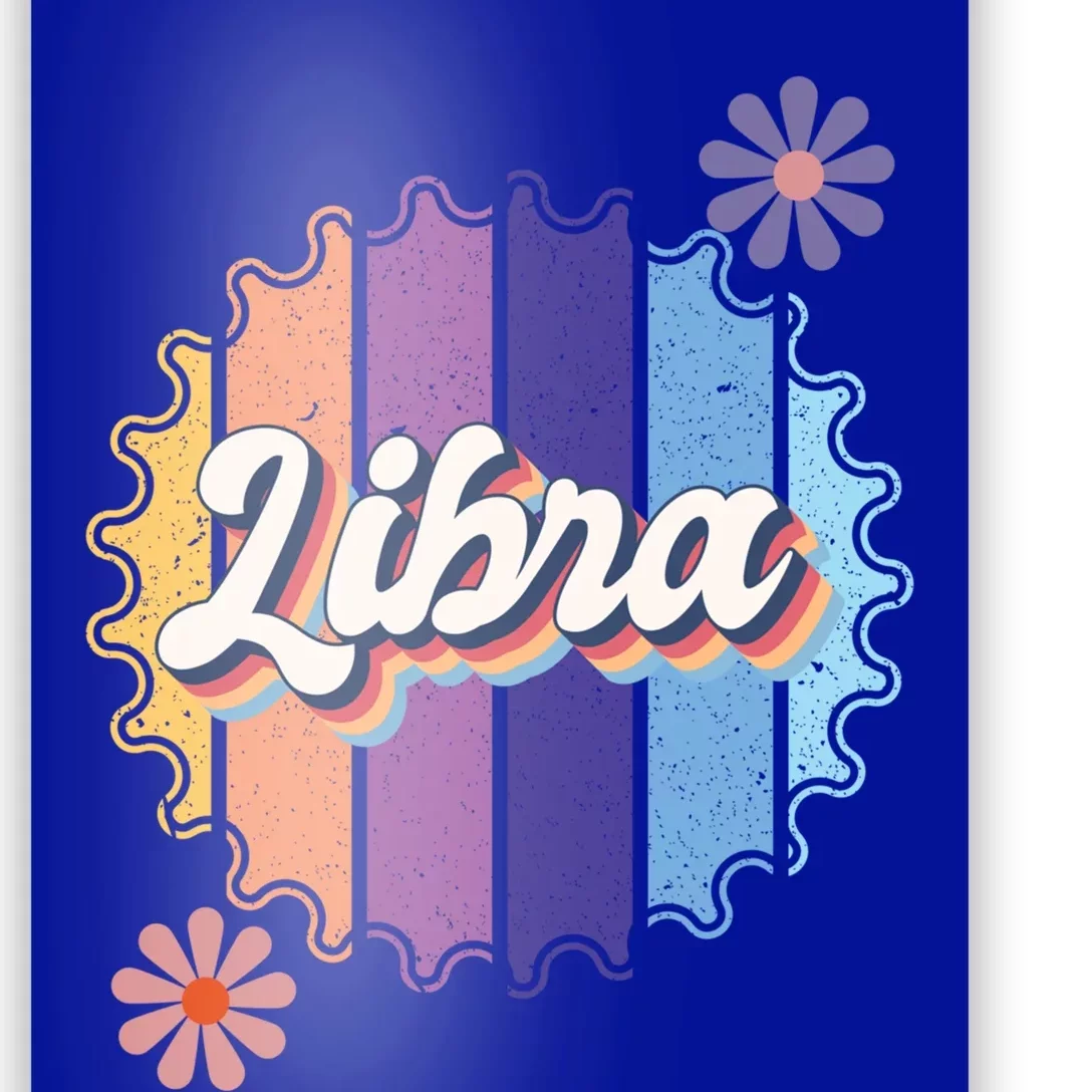 Hippie Sunset Libra Zodiac Gift Poster