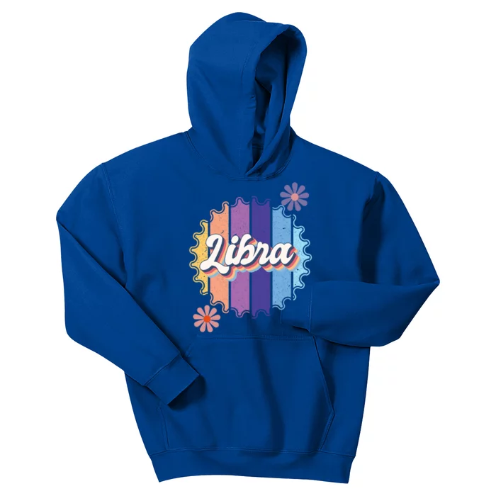 Hippie Sunset Libra Zodiac Gift Kids Hoodie