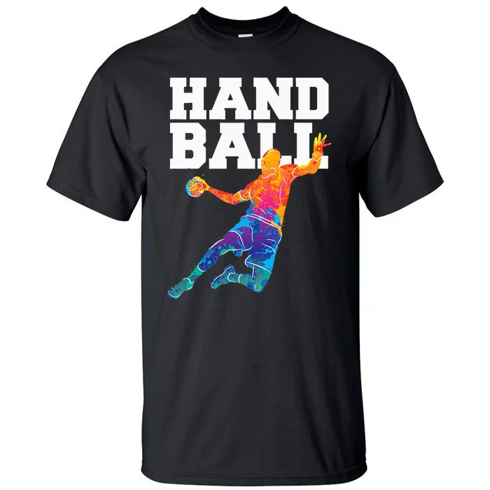 Handball Sports Lover Athlete Athletic Handball Player Tall T-Shirt