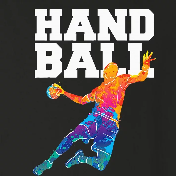 Handball Sports Lover Athlete Athletic Handball Player Toddler Long Sleeve Shirt