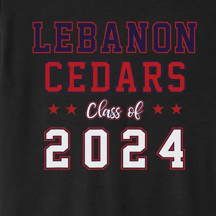 High School Lebanon Cedars Class Of 2024 ChromaSoft Performance T-Shirt