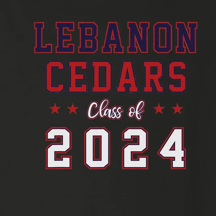 High School Lebanon Cedars Class Of 2024 Toddler Long Sleeve Shirt