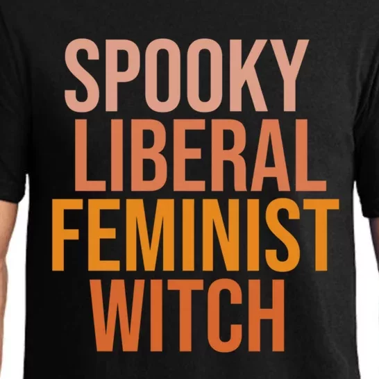 Halloween Spooky Liberal Feminist Witch Gift Pajama Set