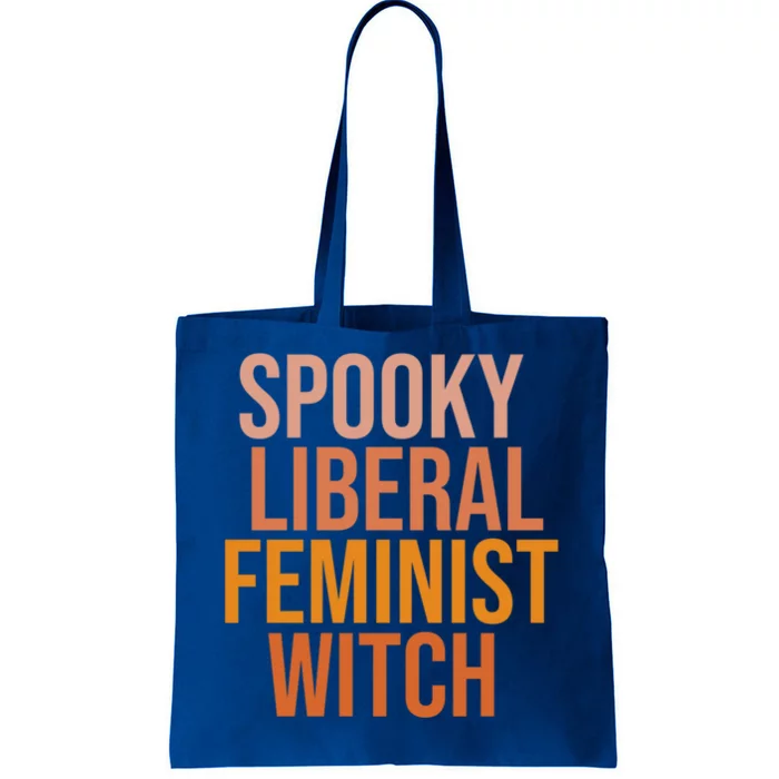 Halloween Spooky Liberal Feminist Witch Gift Tote Bag