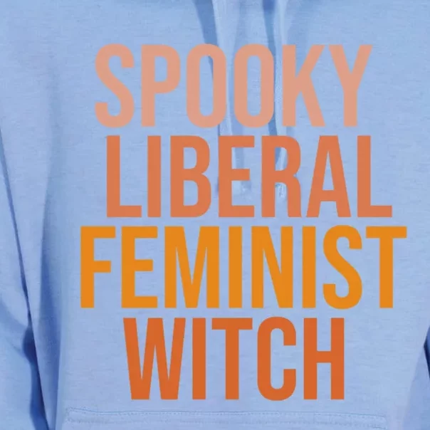 Halloween Spooky Liberal Feminist Witch Gift Unisex Surf Hoodie