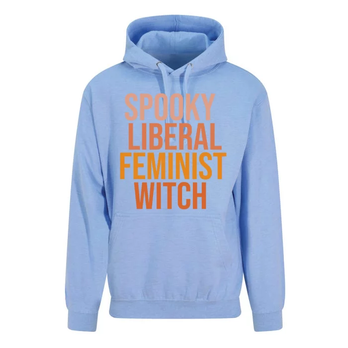 Halloween Spooky Liberal Feminist Witch Gift Unisex Surf Hoodie