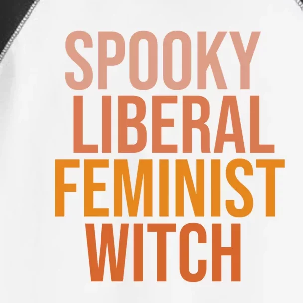 Halloween Spooky Liberal Feminist Witch Gift Toddler Fine Jersey T-Shirt