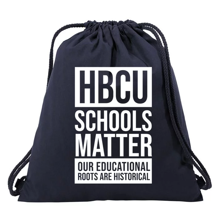 Hbcu Schools Matter Historically Black College Blue White Cute Gift Drawstring Bag