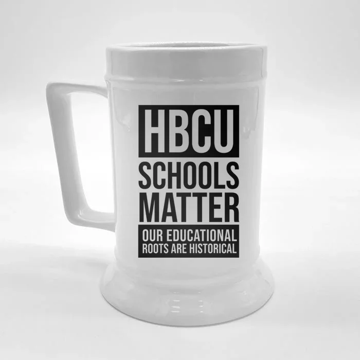 Hbcu Schools Matter Historically Black College Blue White Cute Gift Front & Back Beer Stein