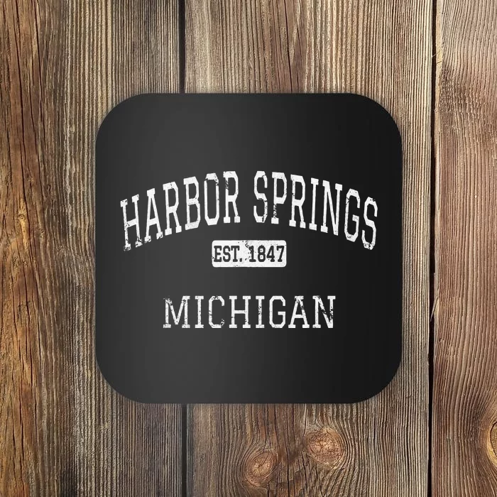 Harbor Springs Michigan Mi Vintage Coaster