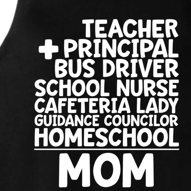 Home School Mom Funny Homeschool Teacher Mother Meaningful Gift Ladies Tri-Blend Wicking Tank