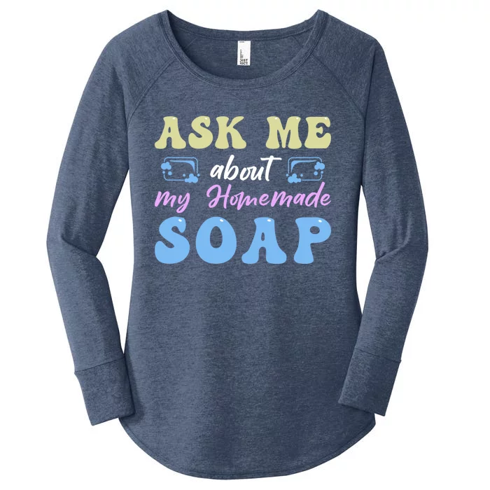 Homemade Soap Making Soap Maker Gift Women's Perfect Tri Tunic Long Sleeve Shirt