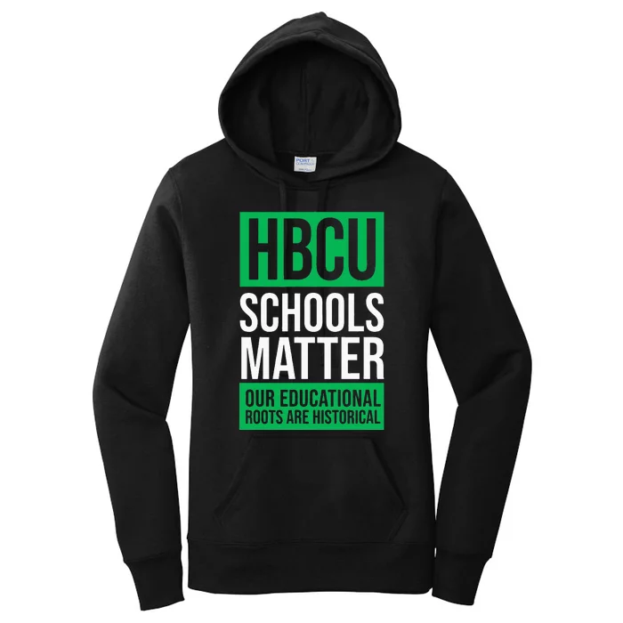 HBCU Schools Matter Historically Black College Pink & Green Women's Pullover Hoodie