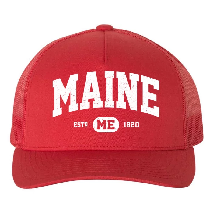 Home State Maine Established Yupoong Adult 5-Panel Trucker Hat