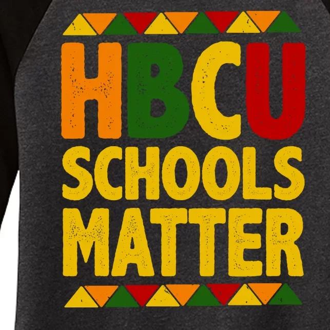 HBCU School Matter Women's Tri-Blend 3/4-Sleeve Raglan Shirt