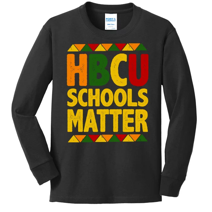 HBCU School Matter Kids Long Sleeve Shirt