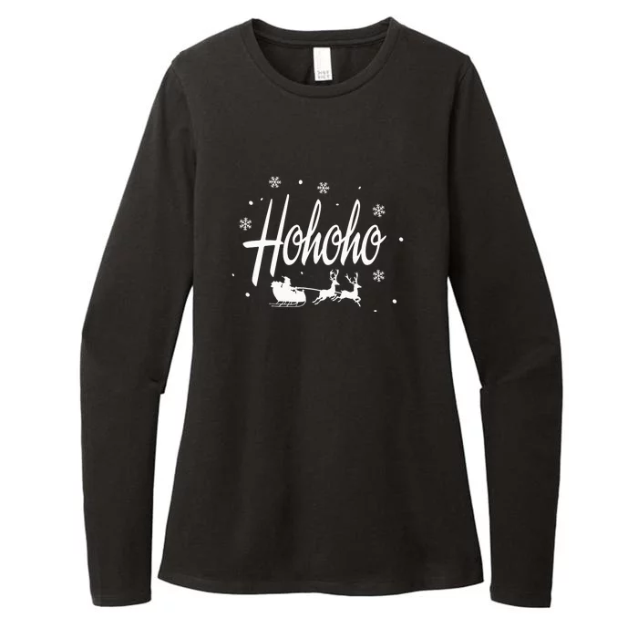 Hohoho Santa | Merry Christmas Womens CVC Long Sleeve Shirt