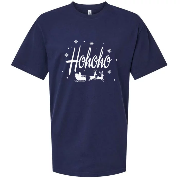 Hohoho Santa | Merry Christmas Sueded Cloud Jersey T-Shirt