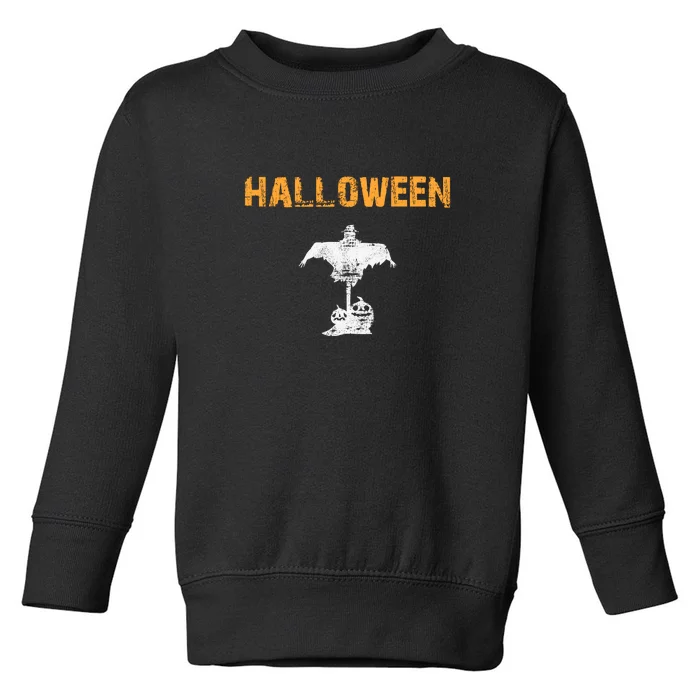 Halloween | Straw Man Bird Chaser Toddler Sweatshirt