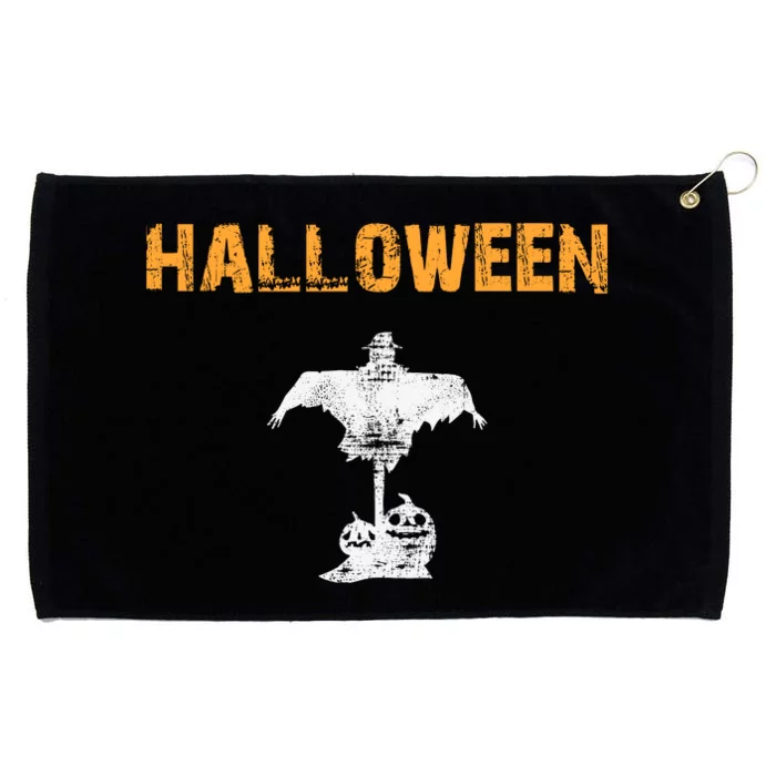 Halloween | Straw Man Bird Chaser Grommeted Golf Towel