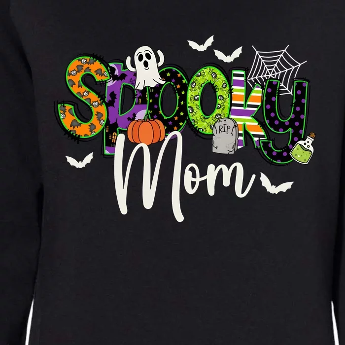 Halloween Spooky Mama Matching Family Womens California Wash Sweatshirt