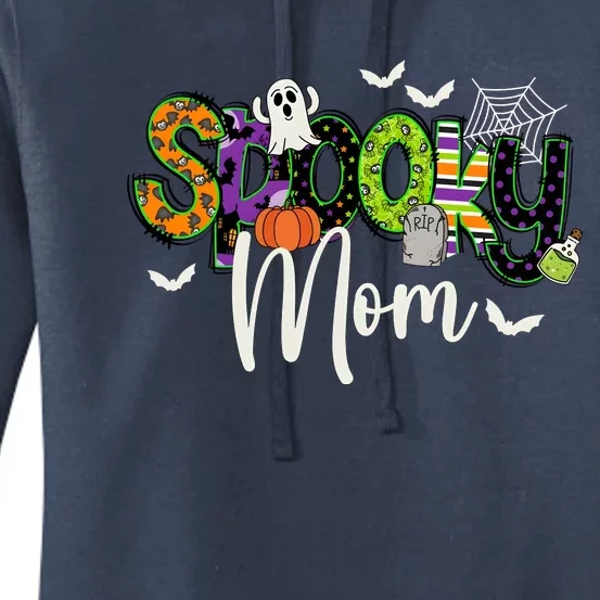 Halloween Spooky Mama Matching Family Women's Pullover Hoodie