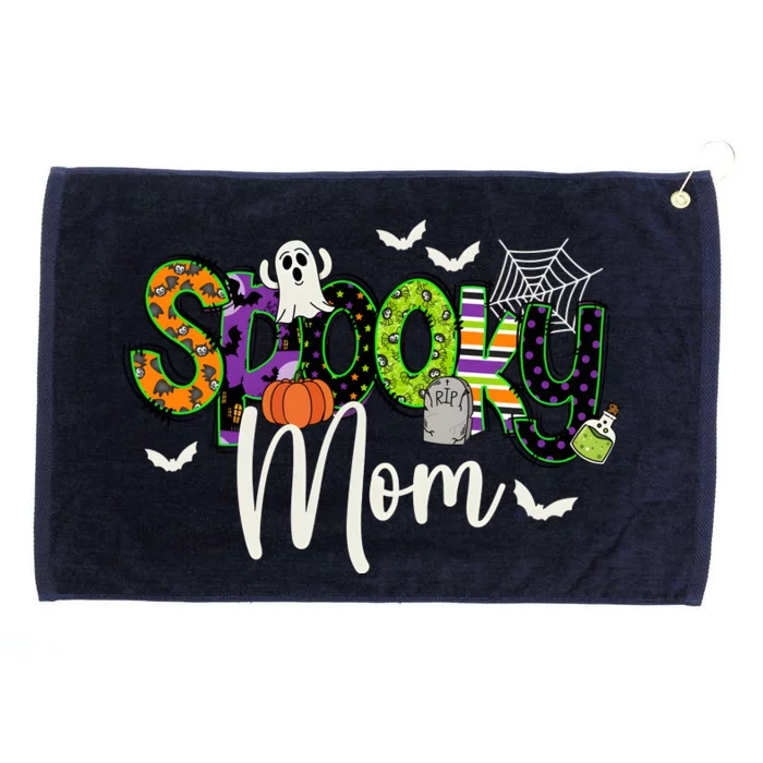 Halloween Spooky Mama Matching Family Grommeted Golf Towel