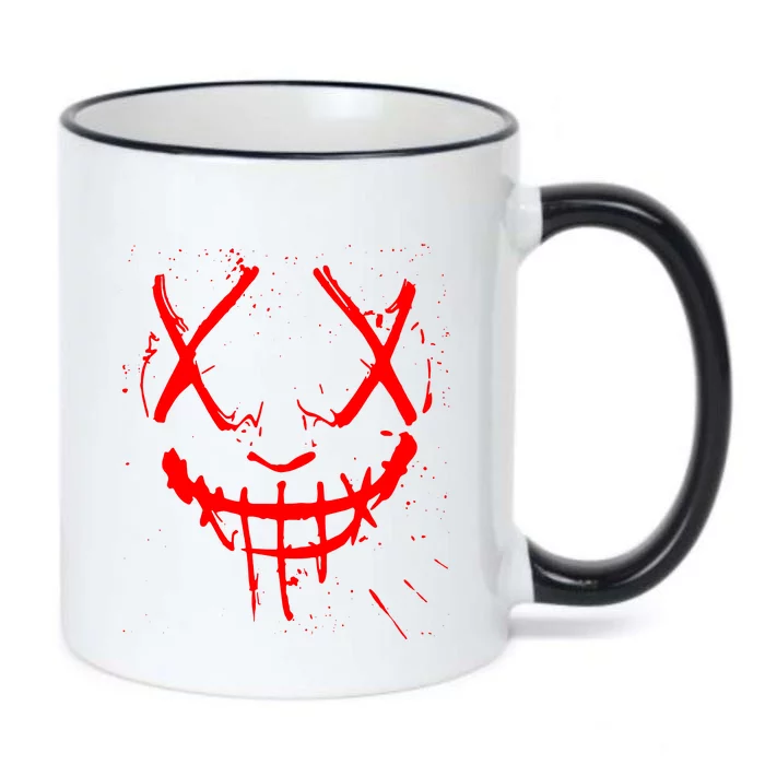 Horror Scary Mask Halloween Party With Purge Scary Mask Black Color Changing Mug