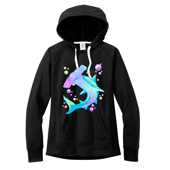 Hammerhead Shark Marine Life Gift Women's Fleece Hoodie