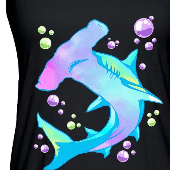 Hammerhead Shark Marine Life Gift Ladies Essential Flowy Tank