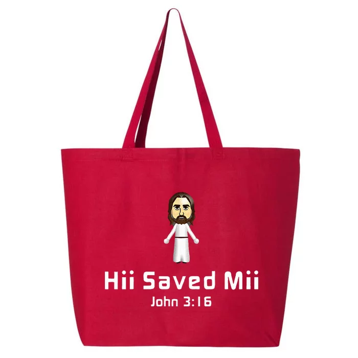 Hii Saved Mii John 316 Jesus 25L Jumbo Tote