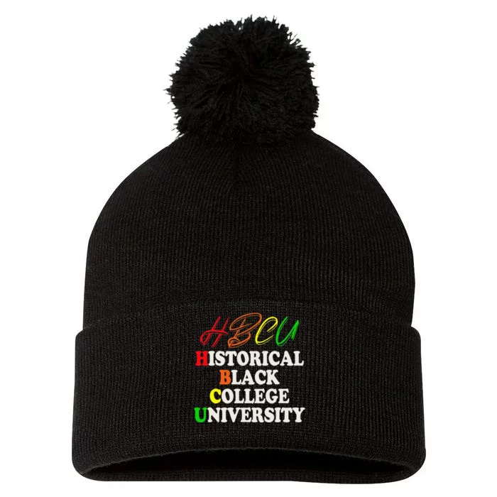 HBCU School Matters Historical Black College Alumni HBCU.ish Pom Pom 12in Knit Beanie