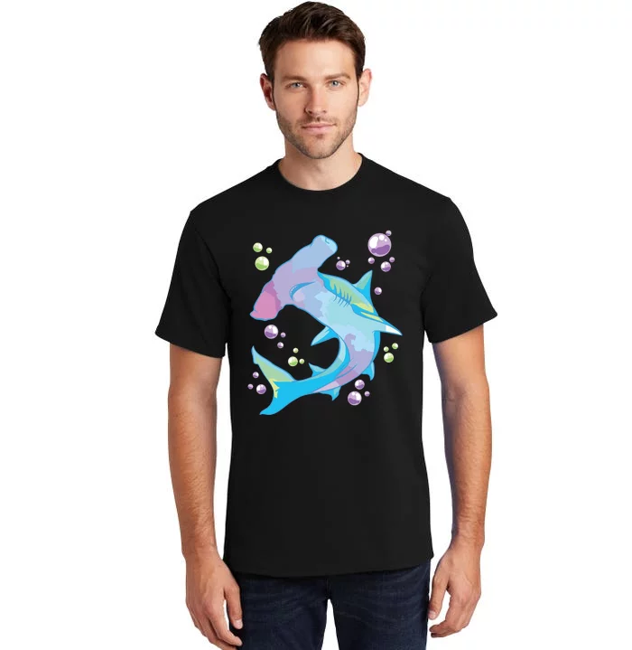 Hammerhead Shark Marine Life Gift For Tall T-Shirt