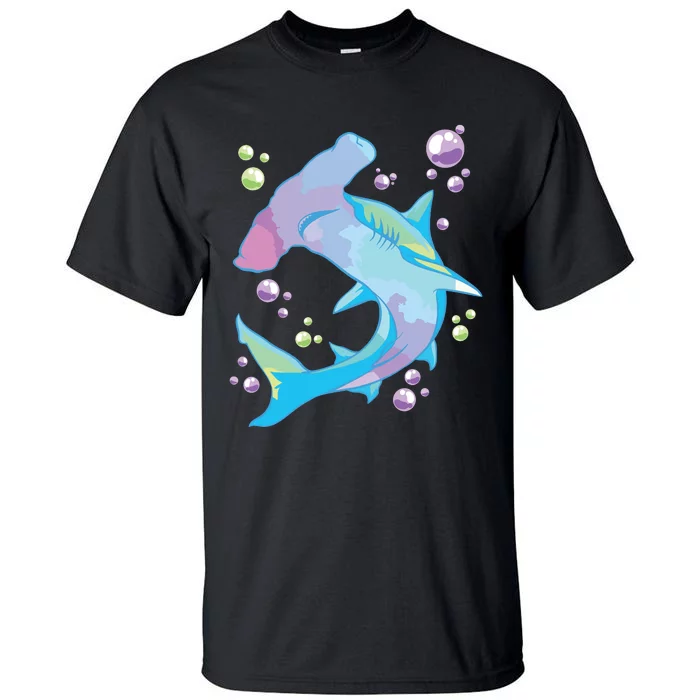 Hammerhead Shark Marine Life Gift For Tall T-Shirt