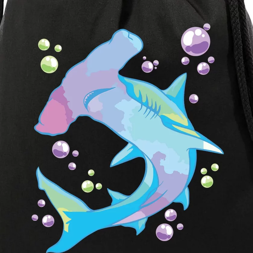 Hammerhead Shark Marine Life Gift For Drawstring Bag