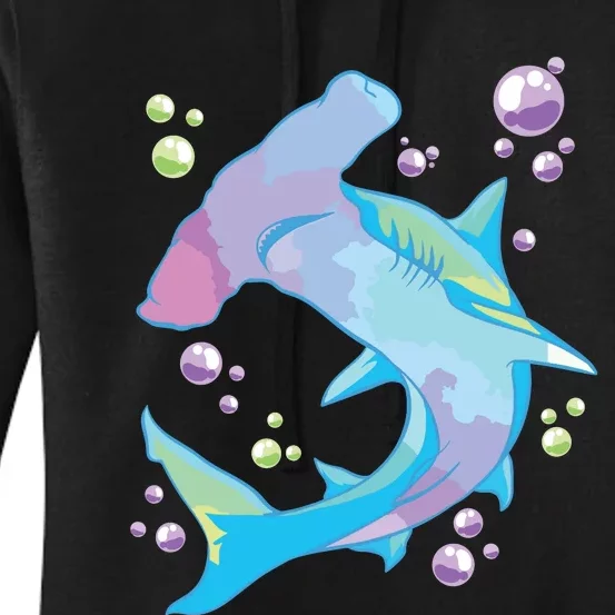 Hammerhead Shark Marine Life Gift For Women's Pullover Hoodie