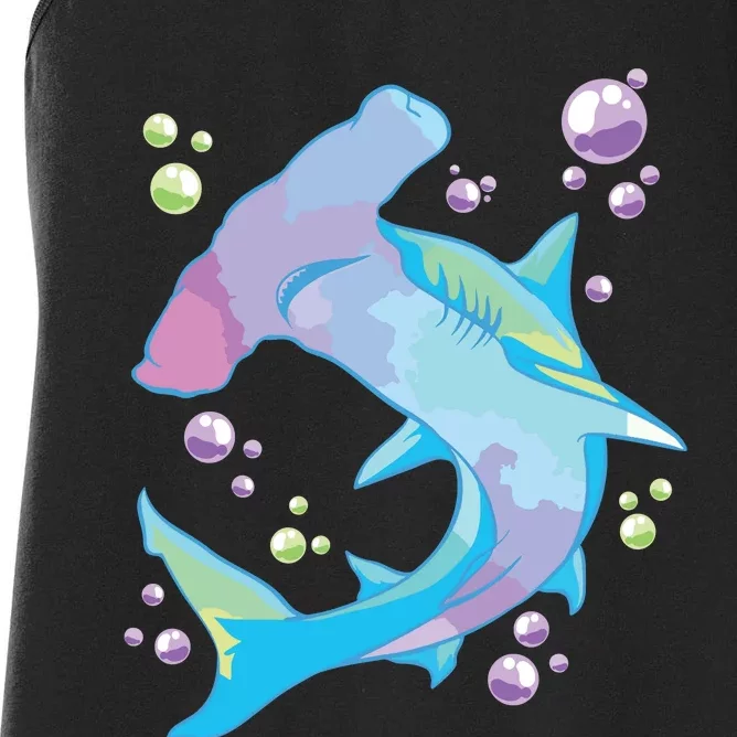 Hammerhead Shark Marine Life Gift For Women's Racerback Tank