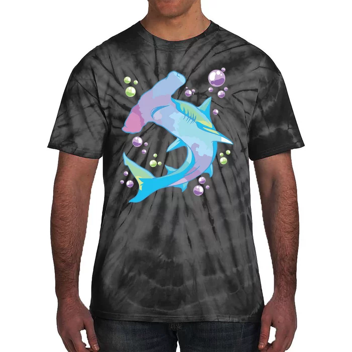 Hammerhead Shark Marine Life Gift For Tie-Dye T-Shirt