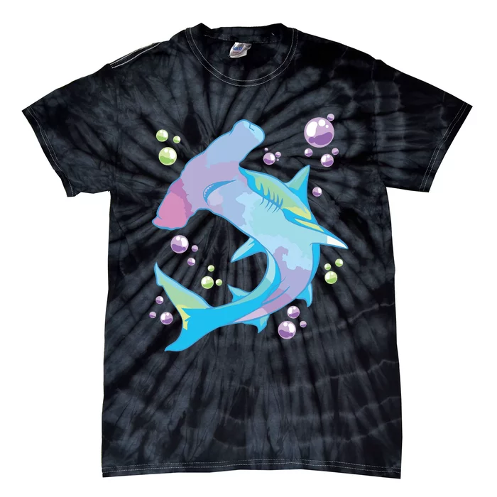 Hammerhead Shark Marine Life Gift For Tie-Dye T-Shirt