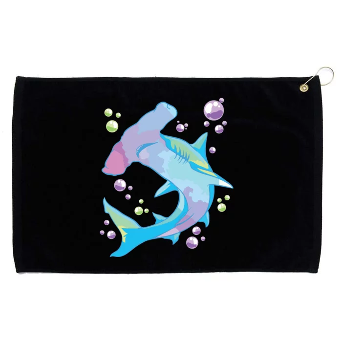 Hammerhead Shark Marine Life Gift For Grommeted Golf Towel