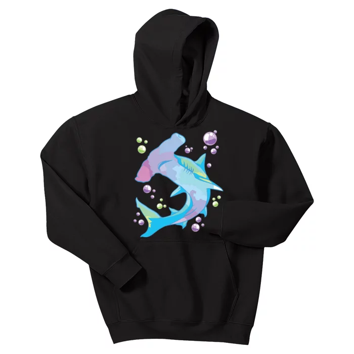 Hammerhead Shark Marine Life Gift For Kids Hoodie