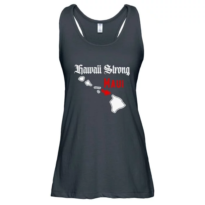 Hawaii Strong Maui Gift Ladies Essential Flowy Tank