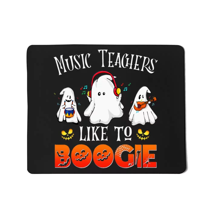 Halloween School Marching Band Music Teachers Like To Boogie Mousepad