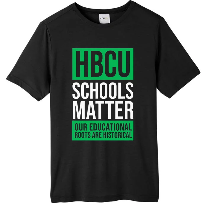 HBCU Schools Matter Historically Black College Pink & Green ChromaSoft Performance T-Shirt