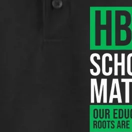 HBCU Schools Matter Historically Black College Pink & Green Dry Zone Grid Performance Polo