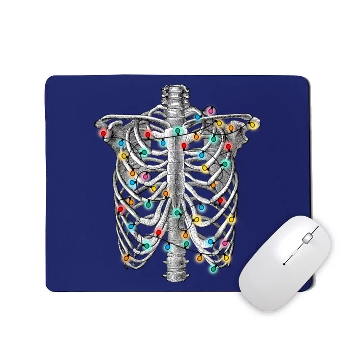 Holiday Skeleton, Medical Christmas, Doctor & Nurse hospital Mousepad