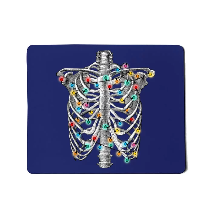 Holiday Skeleton, Medical Christmas, Doctor & Nurse hospital Mousepad